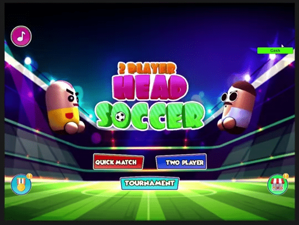 2 Player Soccer Head – Unity Source Code screenshot 2