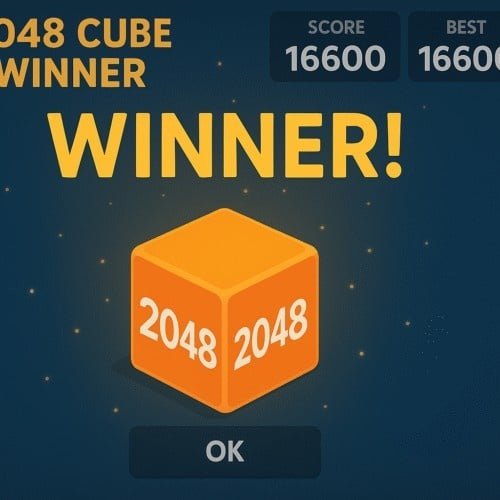 2048 Cube Winner — Addictive Merge Puzzle
