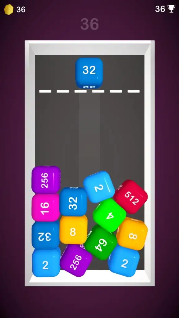 🔢 2048 Merge Block Number Puzzle – Addictive Brain Game (Unity Source Code) | SellUnitySourceCode.com screenshot 4