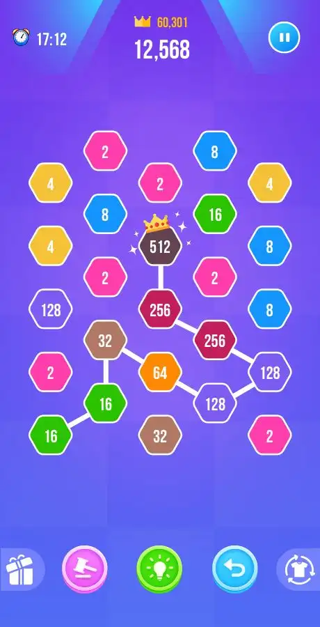 2248 Hexa Puzzle – Merge Number Challenge | 2025 Complete Unity Projects – SellUnitySourceCode screenshot 4