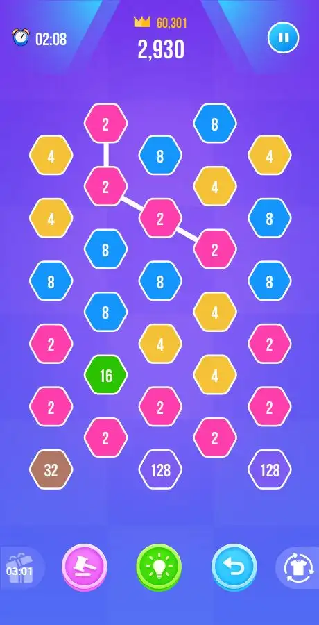 2248 Hexa Puzzle – Merge Number Challenge | 2025 Complete Unity Projects – SellUnitySourceCode screenshot 5