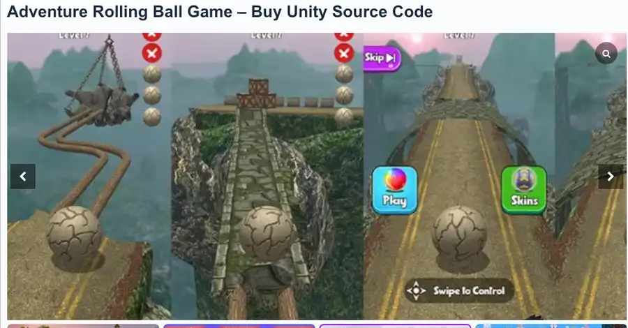 Adventure Rolling Ball Game screenshot 3