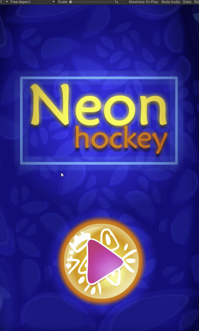 Air Neon Hockey Unity Source  Code screenshot 2