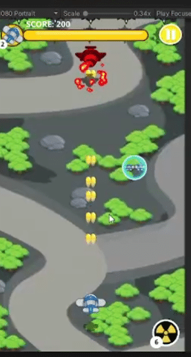 Air War 1945 — Airplane Shooting Unity screenshot 2