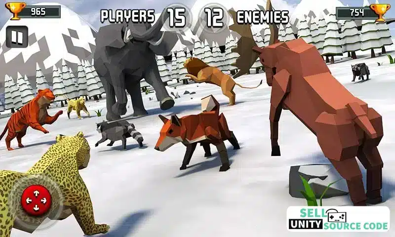 Animal Kingdom Battle Simulator 3D – Wild Beast War Game – SellUnitySourceCode.com screenshot 5