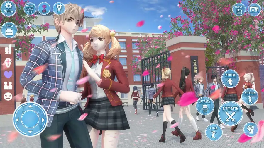 Anime School Girl Dating Sim – High School Romance Game – SellUnitySourceCode.com screenshot 5