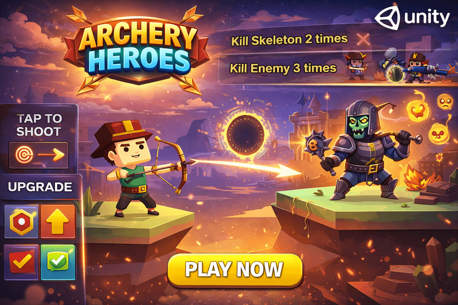 Archery Heroes Unity Games Source Code