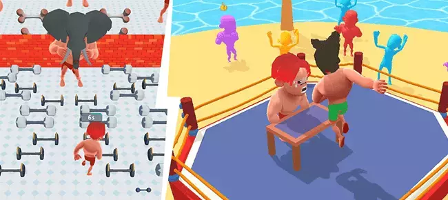 Arm Slap King – Muscle Master 3D Unity Game SellUnitySourceCode.com