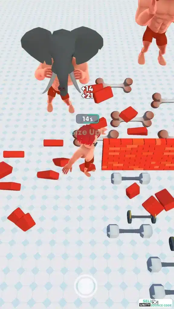 Arm Slap King – Muscle Master 3D Unity Game SellUnitySourceCode.com screenshot 5