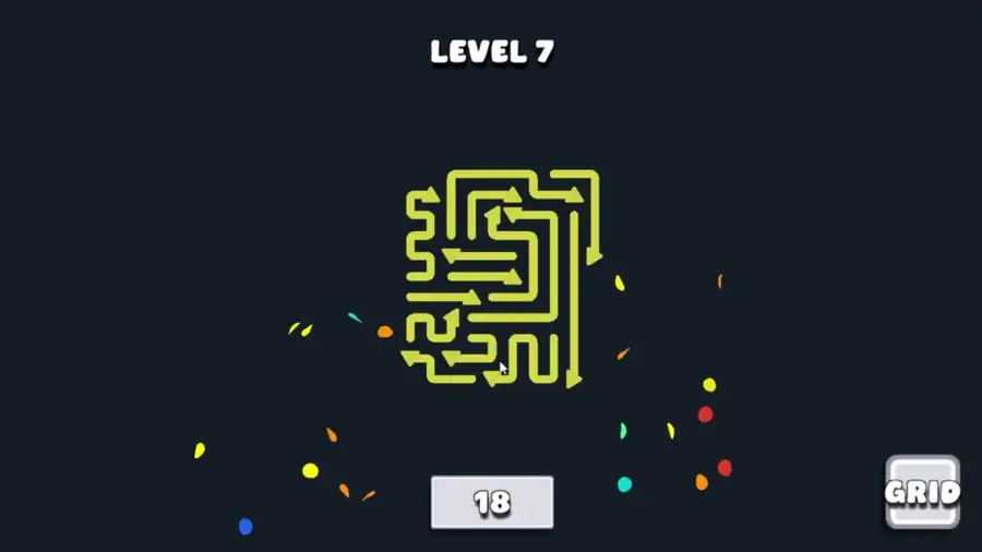 Arrow Escape: Grid-Based Logic Puzzle Unity Source Code (AdMob Ready) screenshot 4