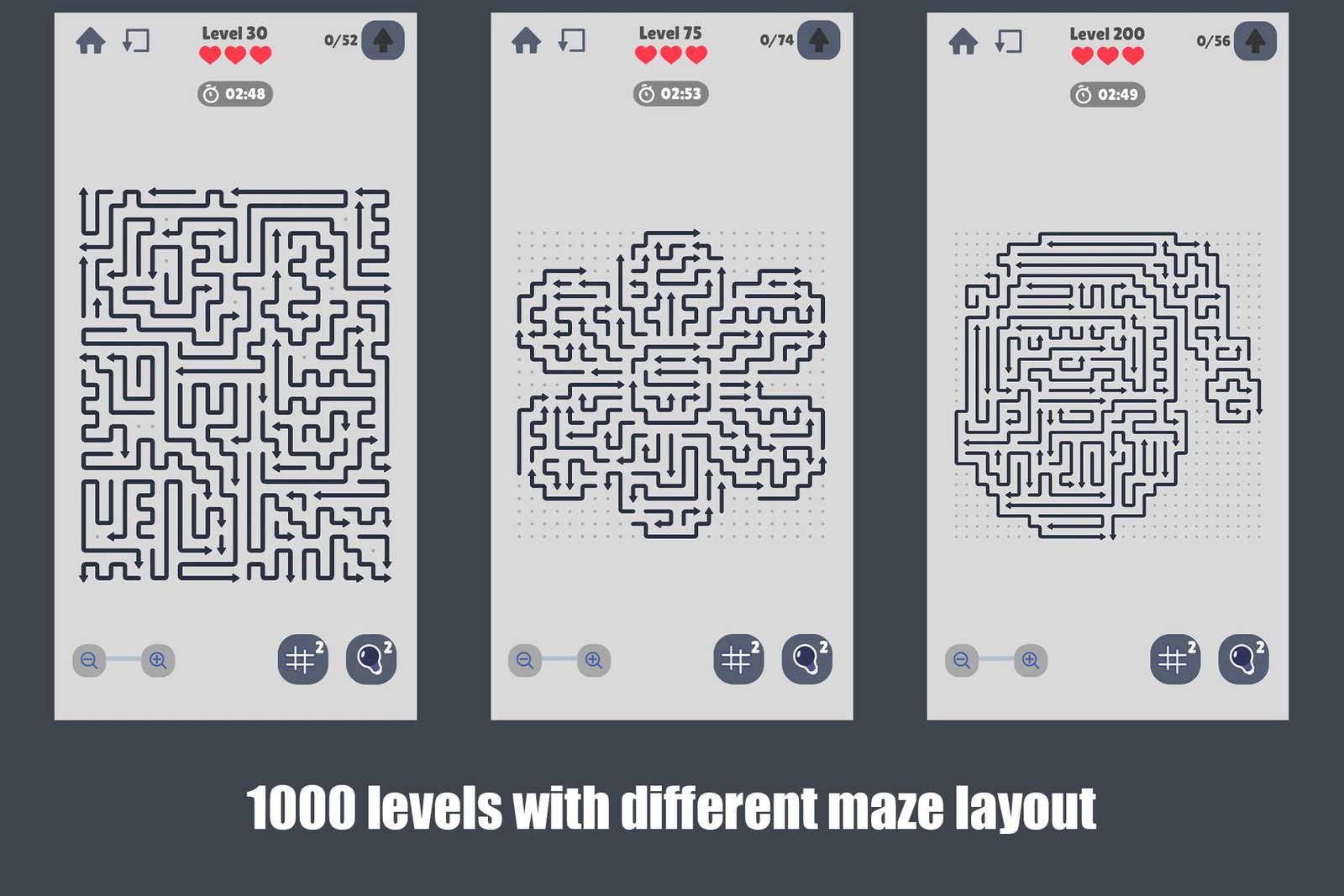 Arrow Out: 1000 Levels Puzzle Game Unity Source Code + Level Editor screenshot 2