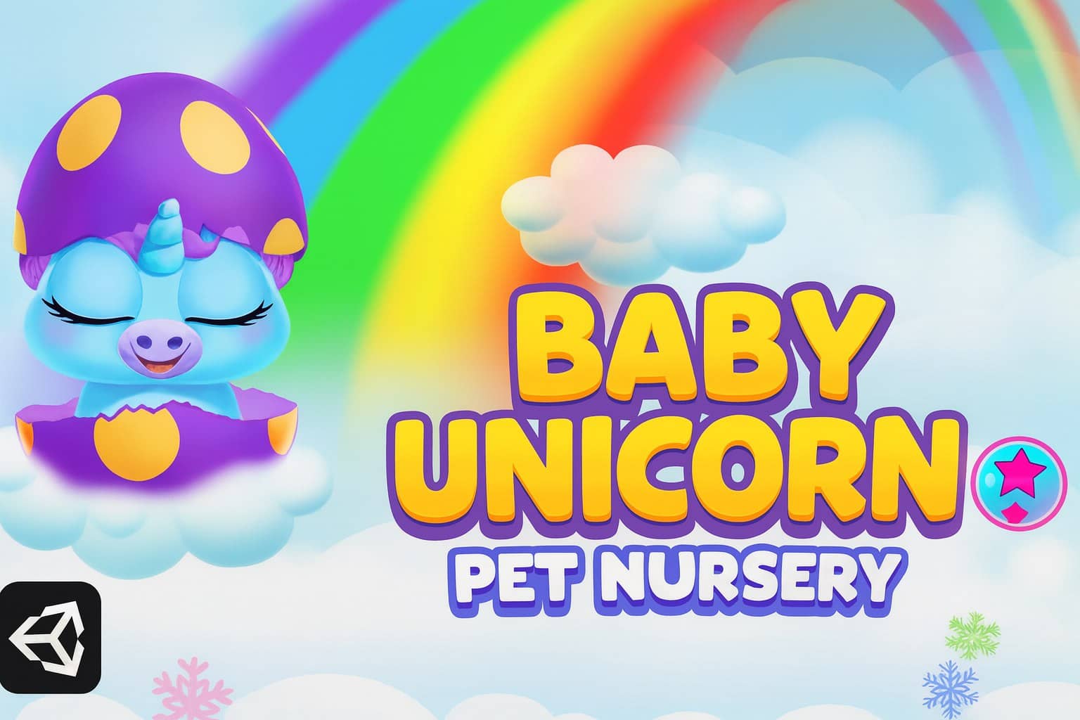 Baby Unicorn Pets Nursery Unity Code
