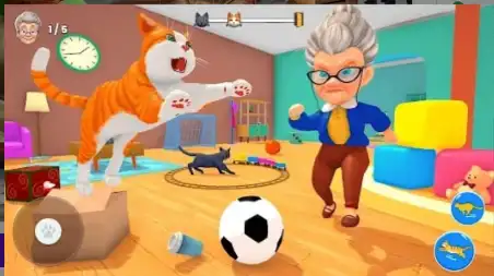Bad Cat Simulator: Prank Gran screenshot 3