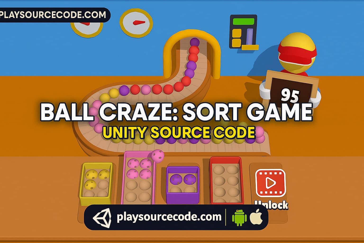 Ball Craze : Sort Game Unity Source Code