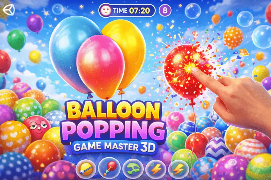 Balloon Popping Game Master 3D