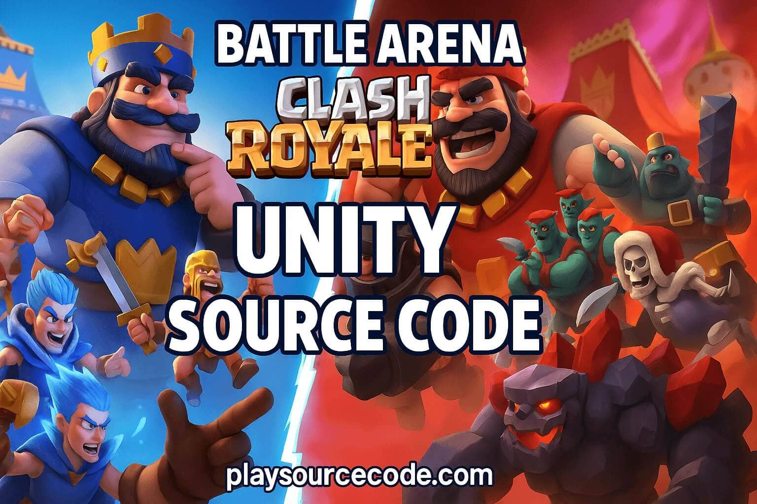 Battle Arena Clash Royale Unity Source Code