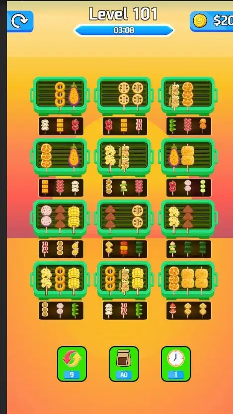 BBQ Grill Food Sort Puzzle Unity Game Source Code screenshot 5