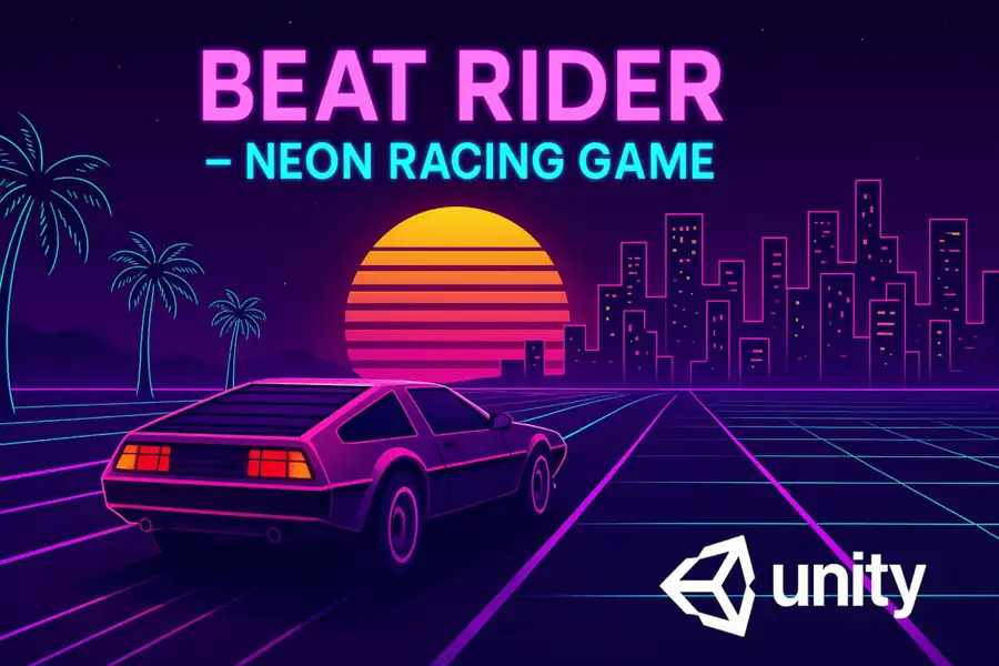 Beat Rider – Neon Racing Game SellUnitySourceCode