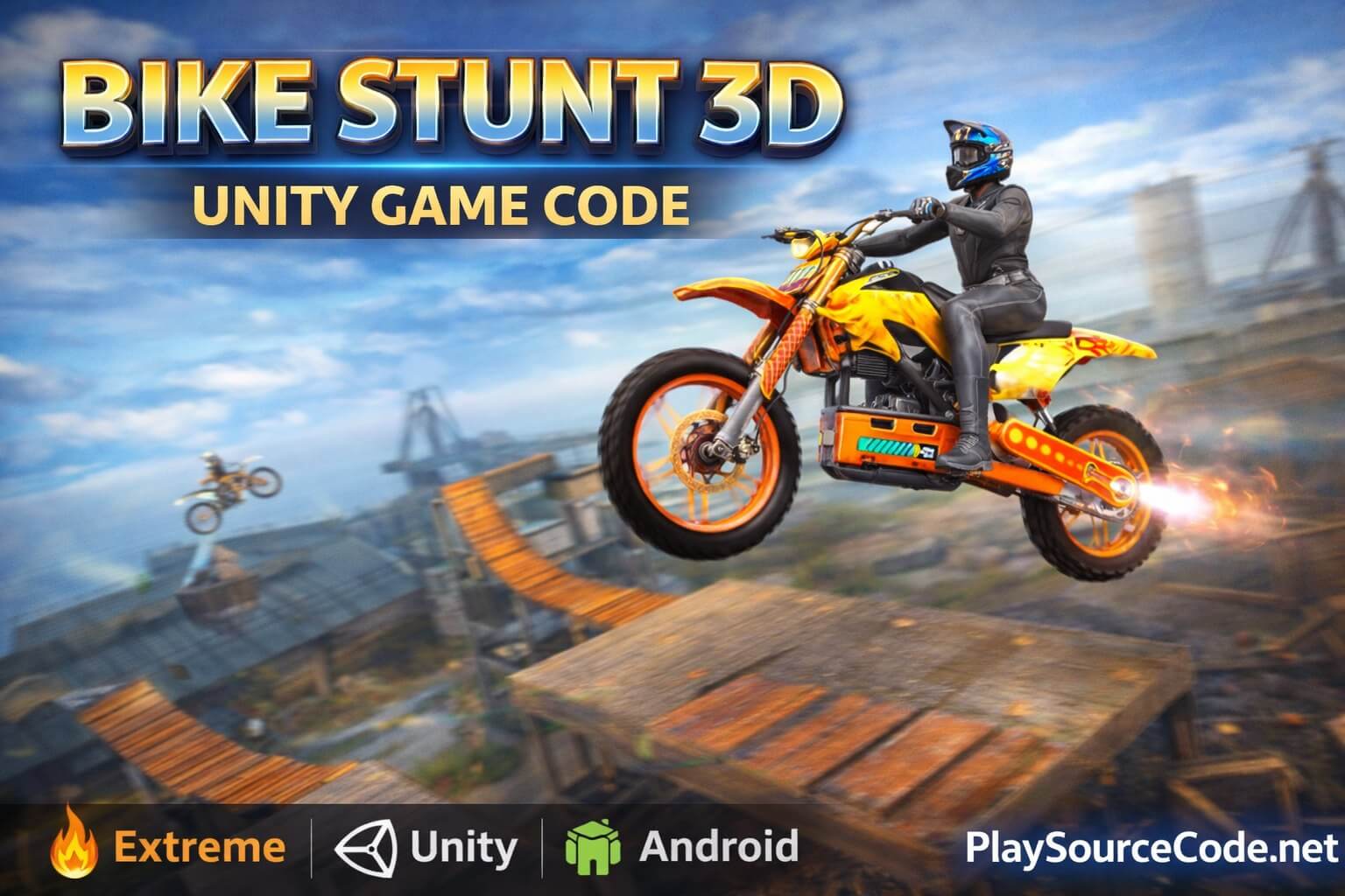 Bike Stunt 3D Unity  Game