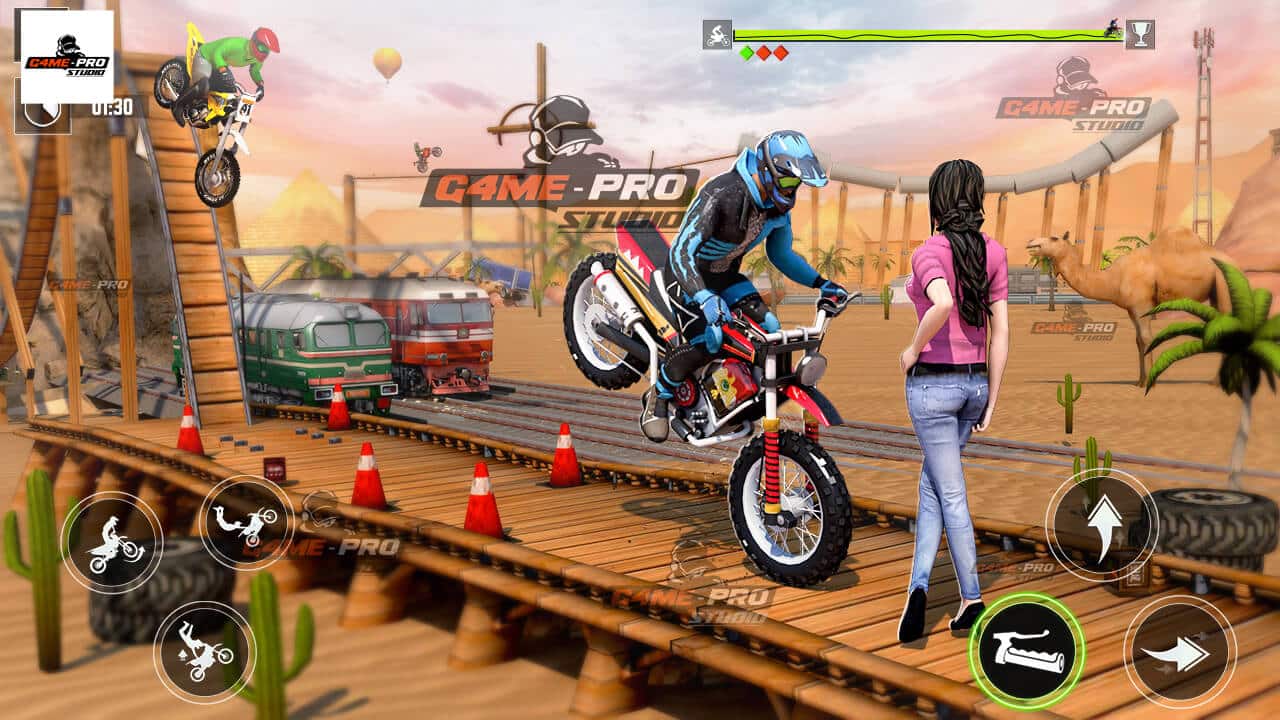 Bike Stunt 3D Unity  Game screenshot 3
