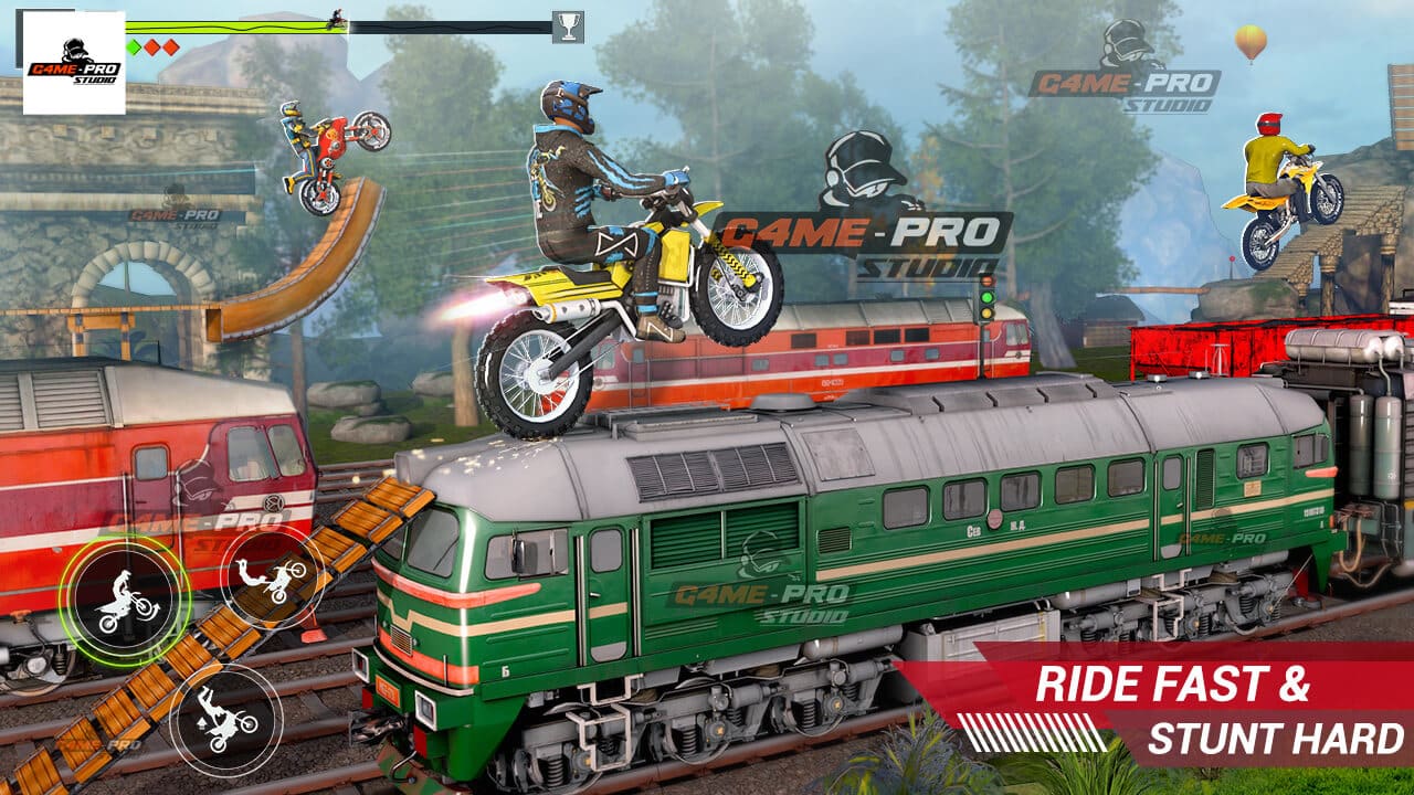 Bike Stunt 3D Unity  Game screenshot 4
