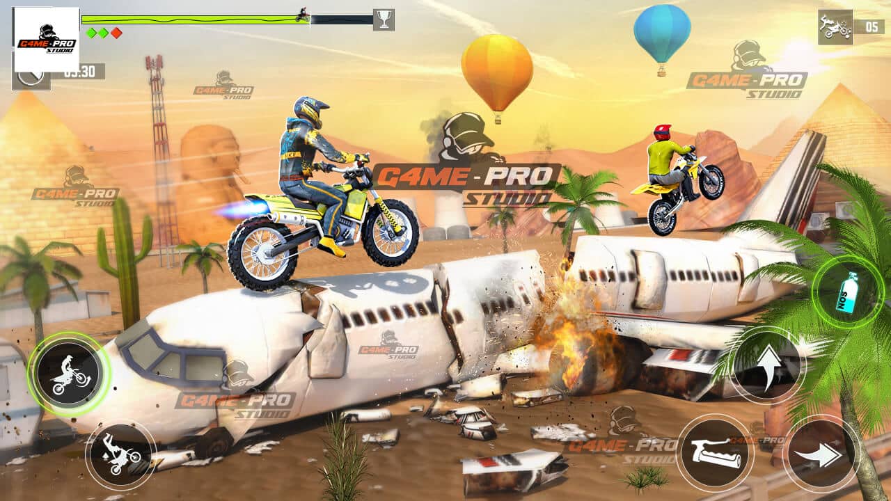 Bike Stunt 3D Unity  Game screenshot 5