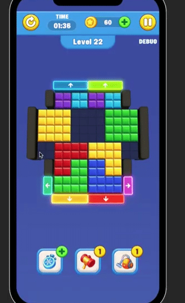 Block Jam — Addictive Sliding Puzzle Unity Source Code screenshot 4