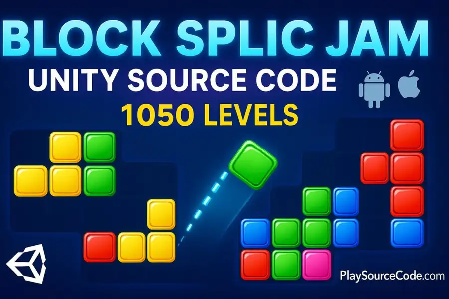 Block Splic Jam – 1050 Levels (Unity Source Code)