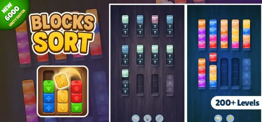Blocks Sort | Unity Puzzle Template + Level Creator