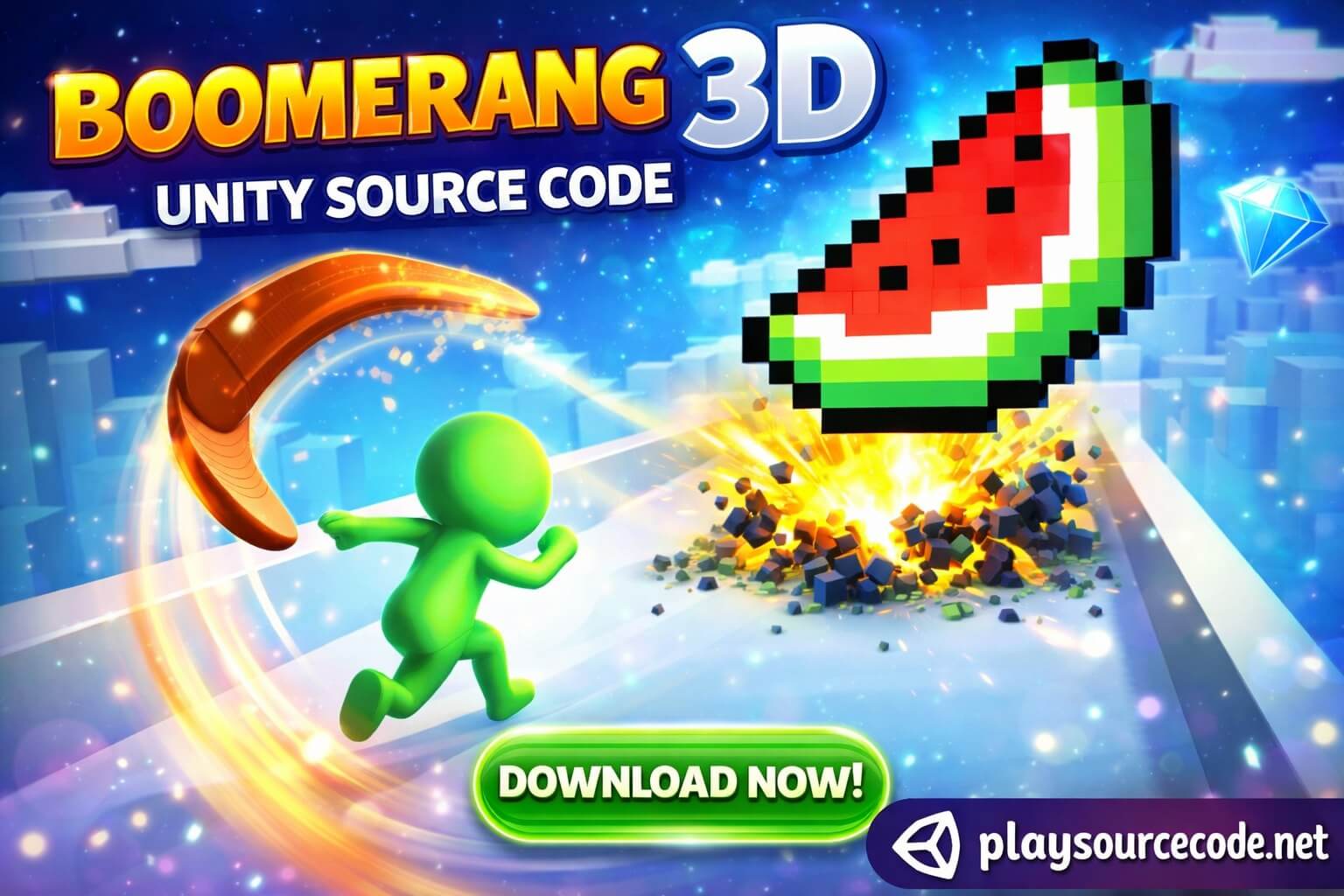 Boomerang 3D - Unity Source Code