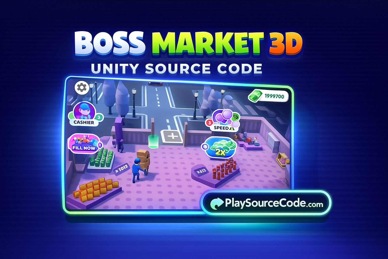 Boss Market 3d Unity Source Code
