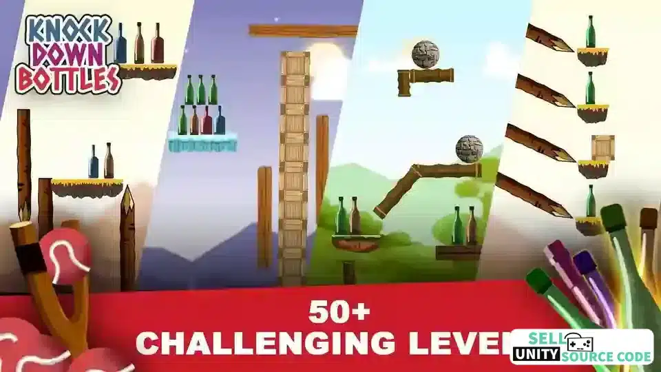 Bottle Shooting Game – 3D Bottle Shooter Challenge 2025 Complete Unity Projects - SellUnitySourceCode.com screenshot 4