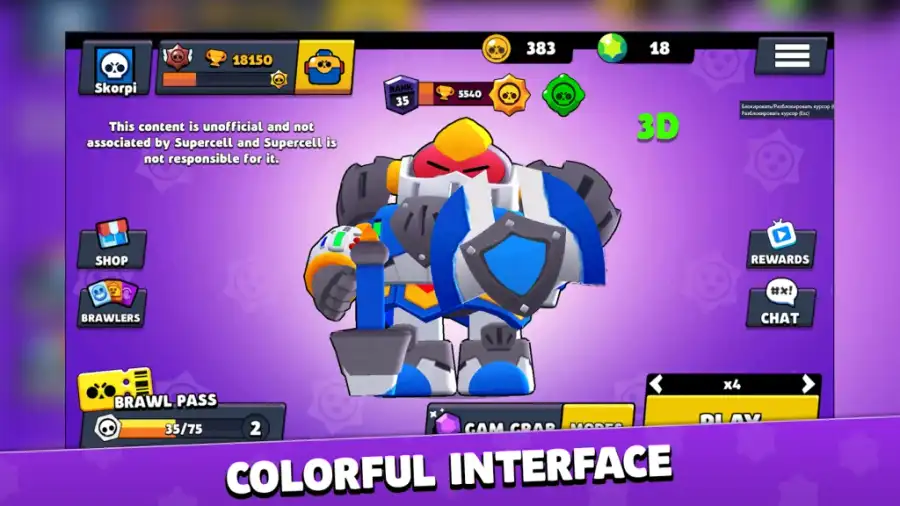 Box Opener for Brawl Stars: Simulator Game SellUnitySourceCode.com