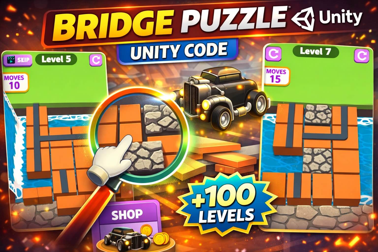 Bridge Puzzle Unity Project