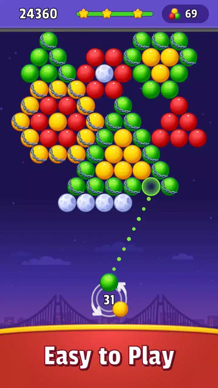 Bubble Party Hyper Casual Shooter Puzzle – Unity Mobile Game Source Code screenshot 2