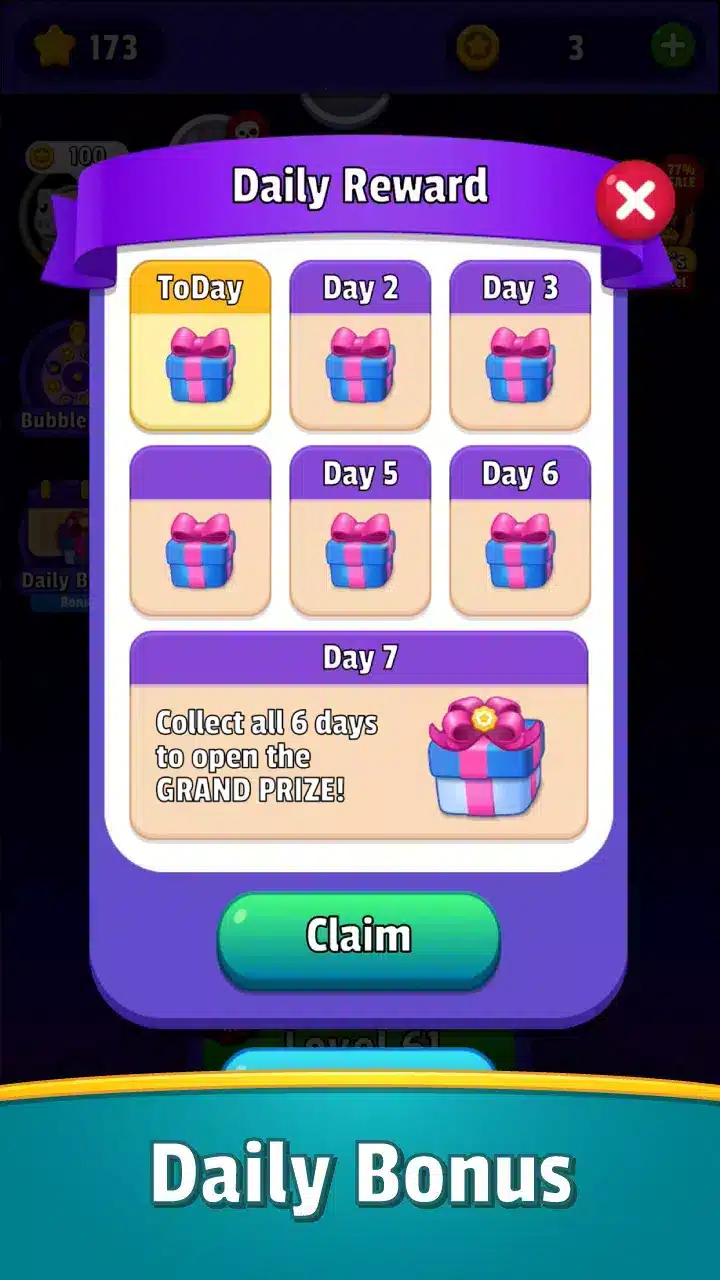 Bubble Party Hyper Casual Shooter Puzzle – Unity Mobile Game Source Code screenshot 3
