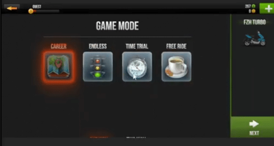Build a Traffic Rider Bike Traffic Game in Unity screenshot 5