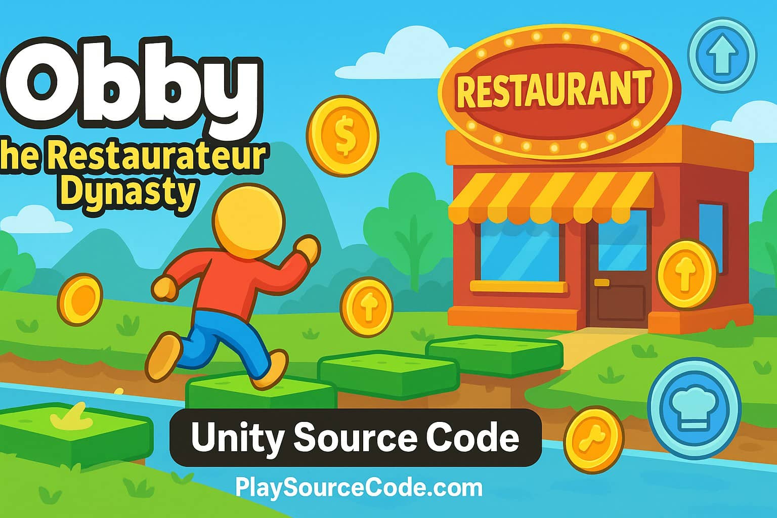 Build an Obby + Restaurant Management Game in Unity