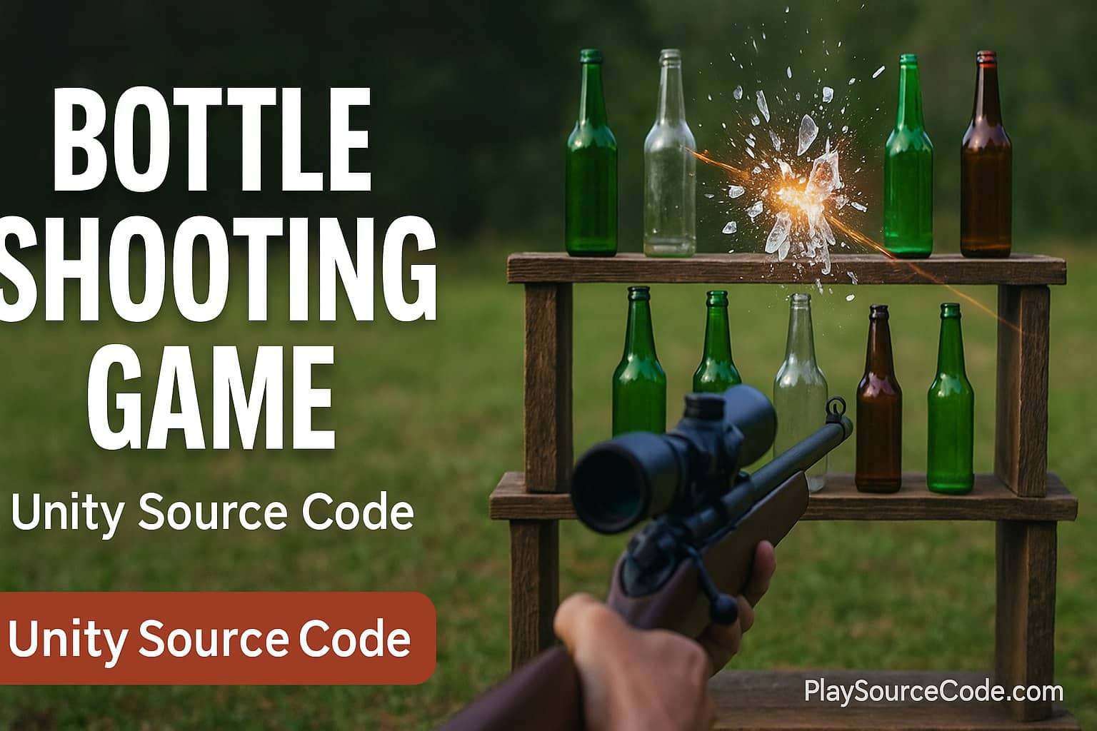 Build Your Own Bottle Shooting Game in Unity