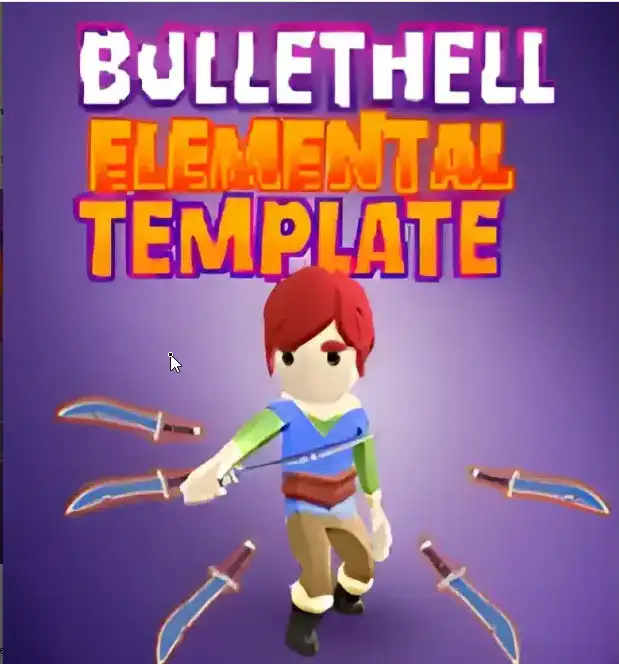 Bullet-Hell Elemental Template SellUnitySourceCode