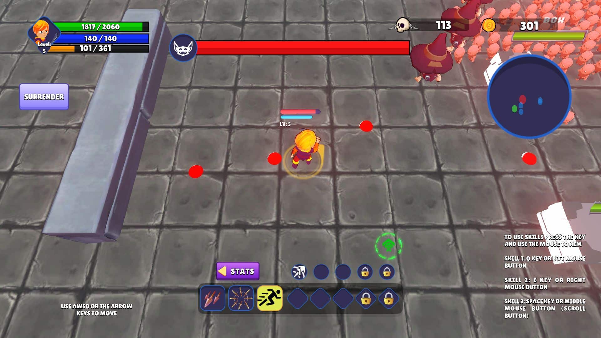 BulletHell Elemental Template Unity screenshot 4