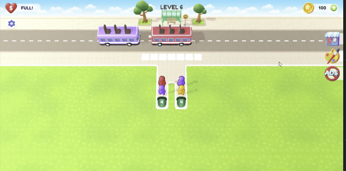Bus Jam Unity Template screenshot 2