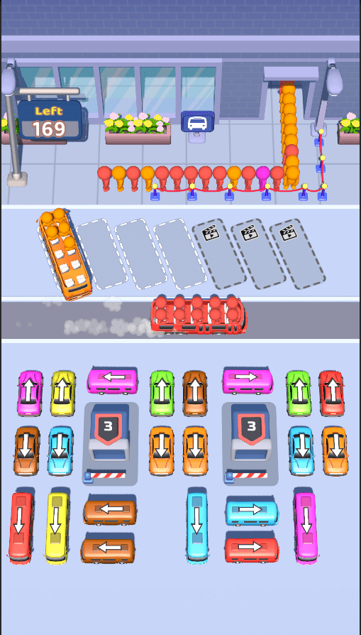Bus Mania jam  100+ Levels Unity Complete Project screenshot 2