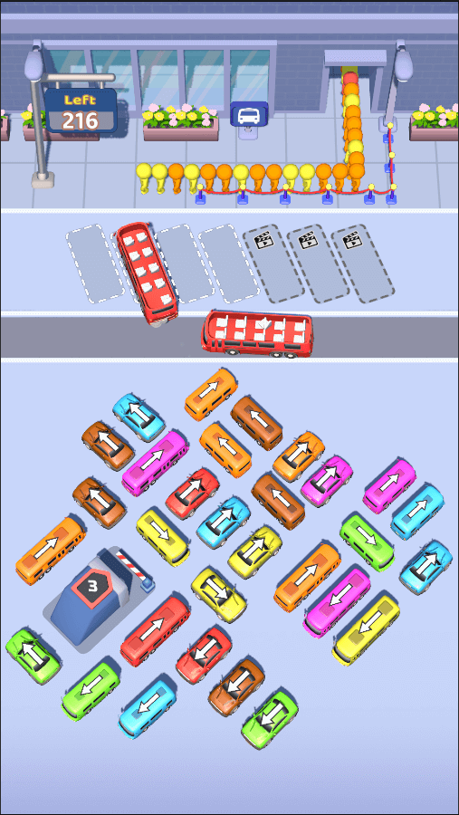 Bus Mania jam  100+ Levels Unity Complete Project screenshot 4