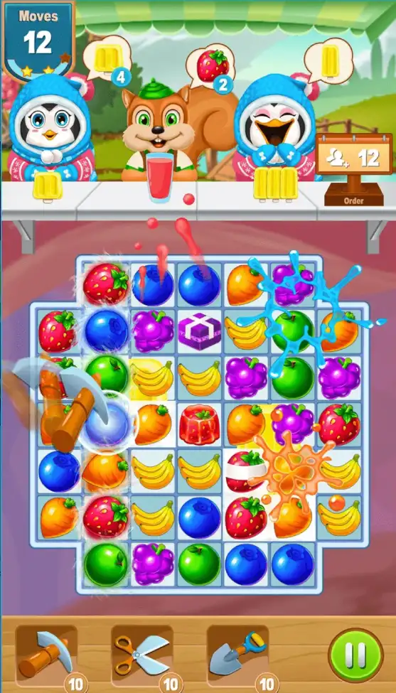 Candy Crushing Juice Jam: Classic Match-3 Puzzle Unity Source Code (200 Levels) screenshot 5