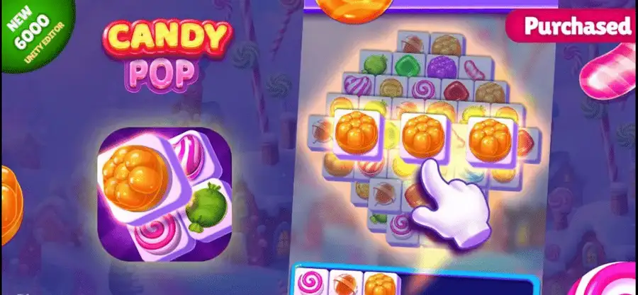 Candy pop Tile – Match 3 Puzzle Game screenshot 5