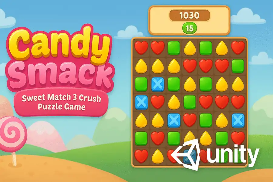 Candy Smack – Sweet Match 3 Crush Puzzle Game