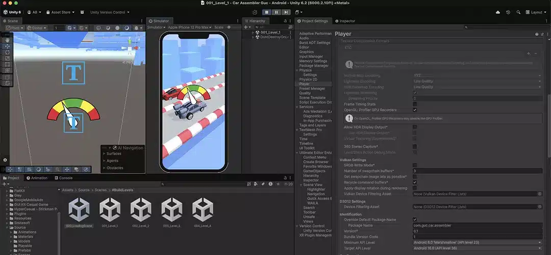 Car Assembler 3D Game – Unity 3D Source Code screenshot 2