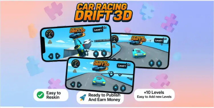 Car Racing Drift 3D – Racing Mobile Unity Game