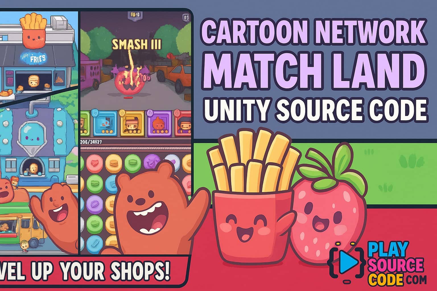 Cartoon Network Match Land Unity Sourcecode